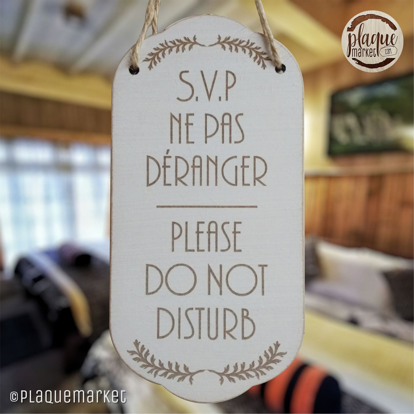 Ne Pas Déranger Plaque de PlaqueMarket