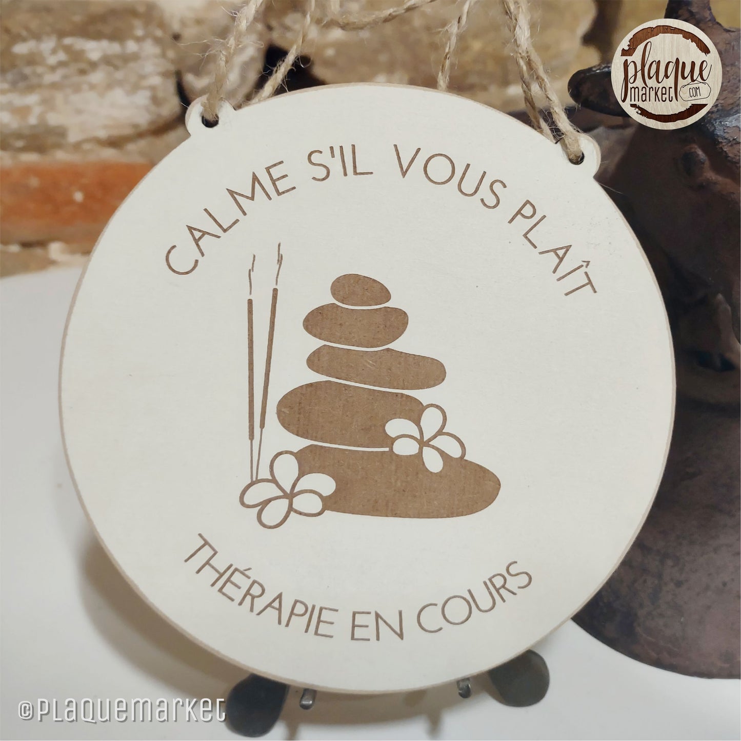 Thérapie en Cours Plaque de PlaqueMarket