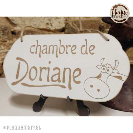 Prénom Plaque de Chambre de PlaqueMarket