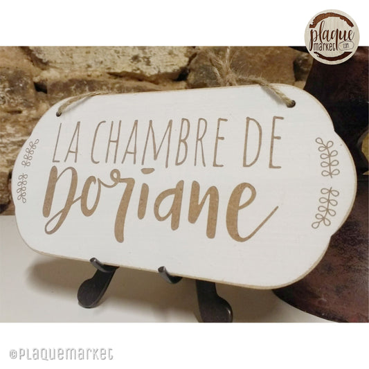 Prénom Plaque de Chambre de PlaqueMarket