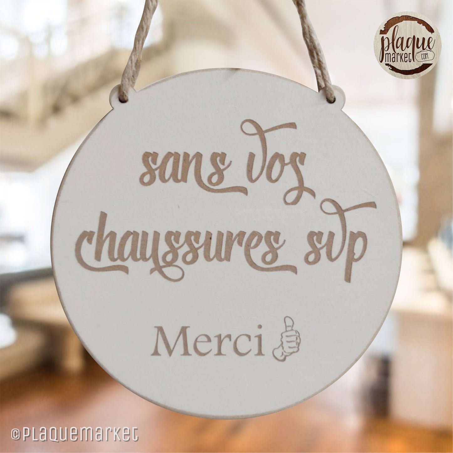 Sans Vos Chaussures Plaque de PlaqueMarket