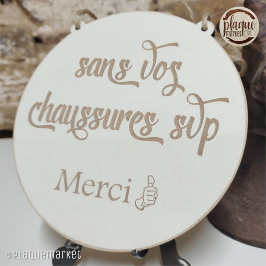 Sans Vos Chaussures Plaque de PlaqueMarket