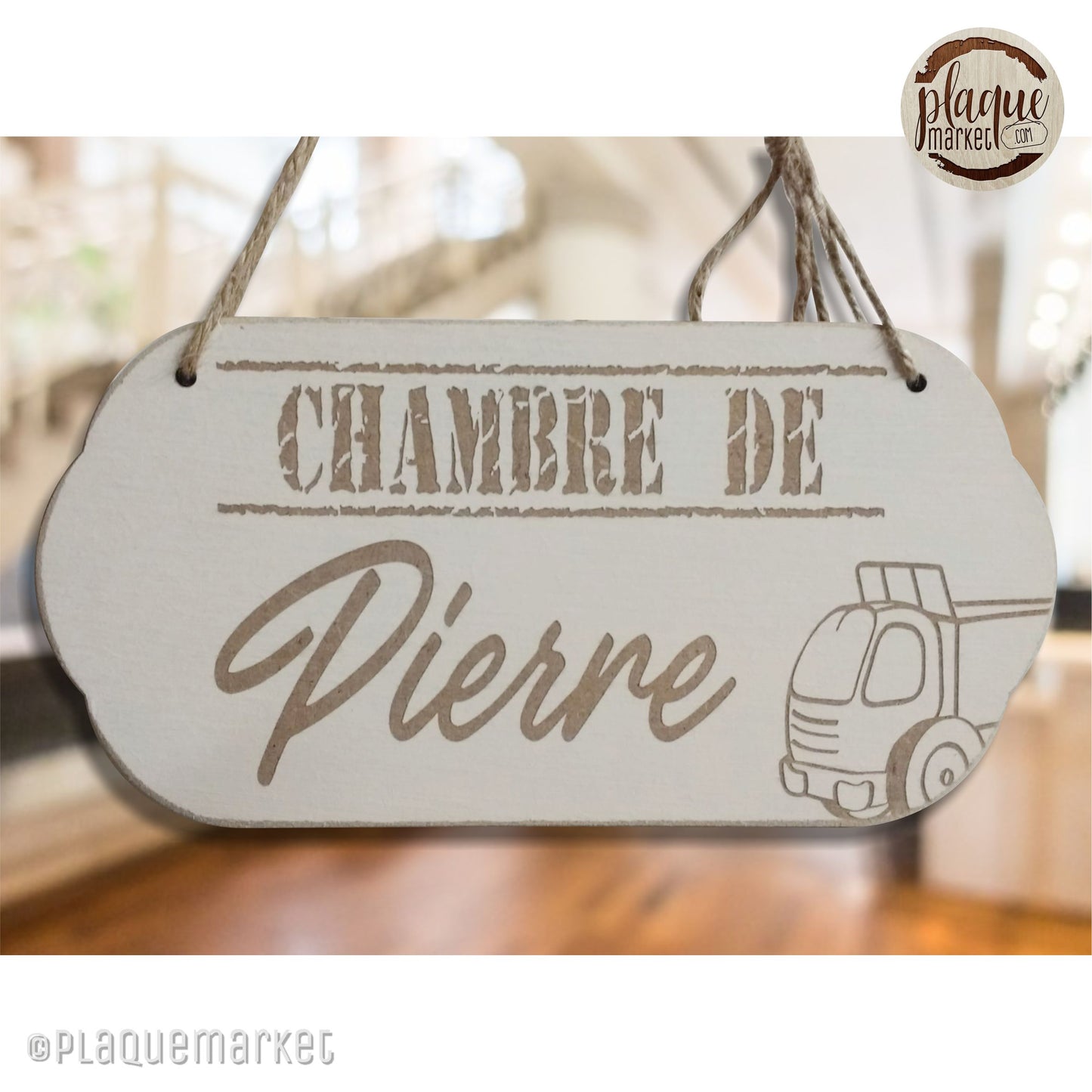 Prénom Plaque de Chambre de PlaqueMarket