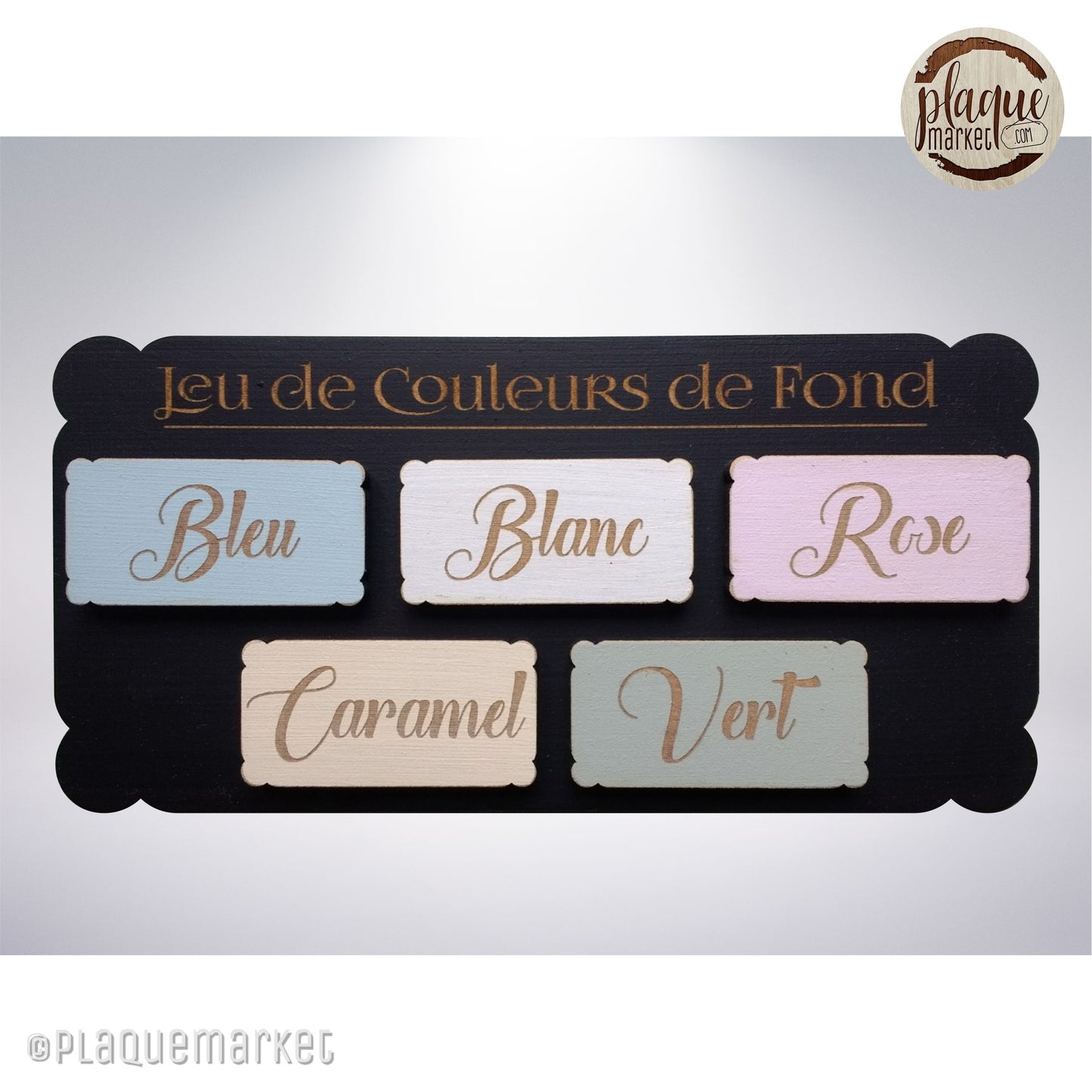 Privé Plaque de Porte de PlaqueMarket