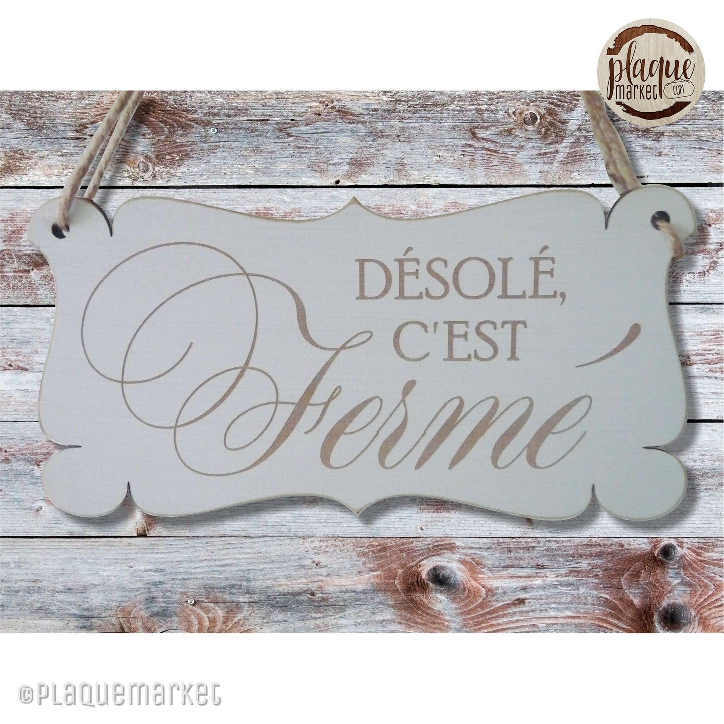 Ouvert Fermé Plaque de PlaqueMarket