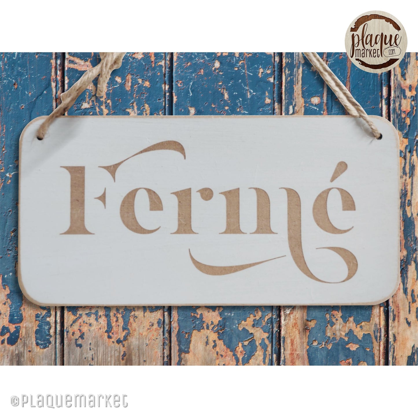 Ouvert Fermé Plaque de PlaqueMarket