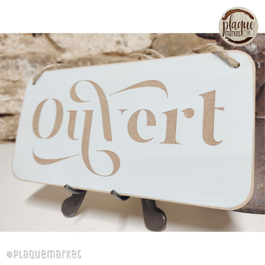 Ouvert Fermé Plaque de PlaqueMarket