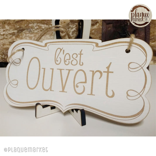 Ouvert Fermé Plaque de PlaqueMarket
