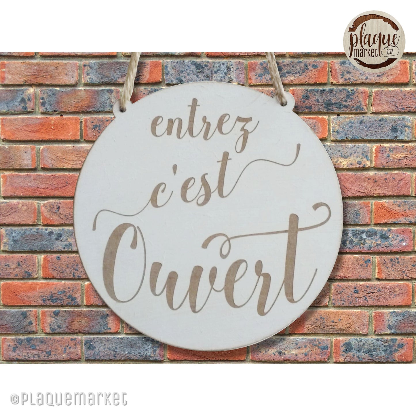 Ouvert Fermé Plaque de PlaqueMarket