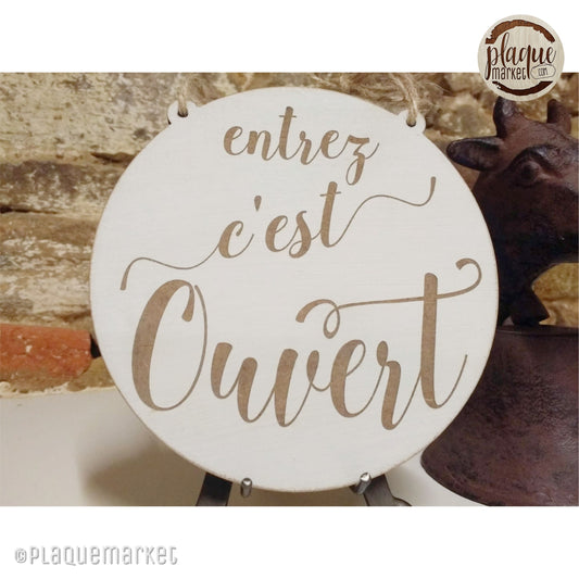 Ouvert Fermé Plaque de PlaqueMarket