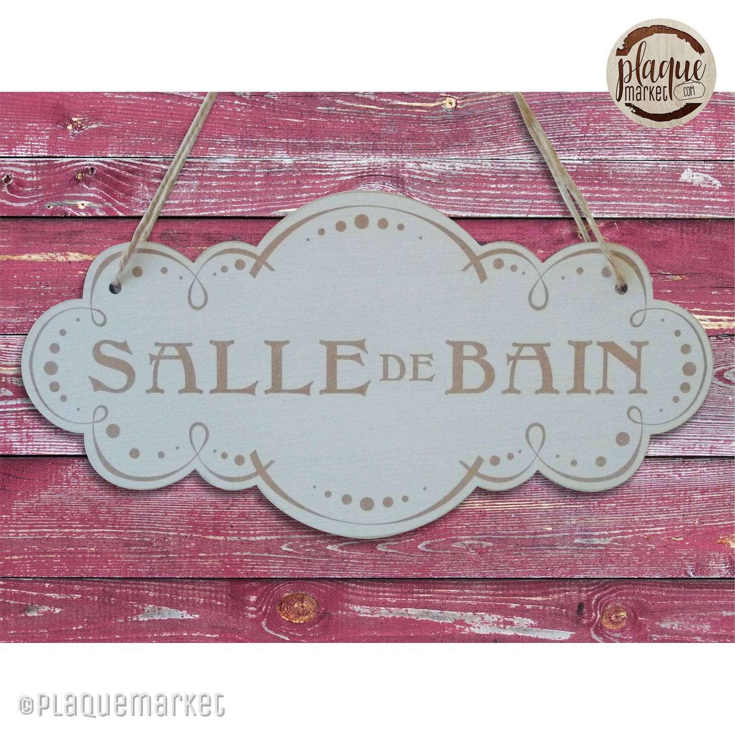 Salle de Bain Plaque de PlaqueMarket