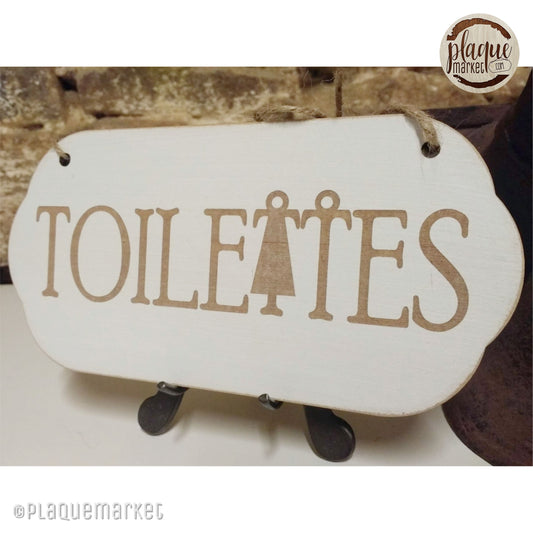 Toilettes Plaque de PlaqueMarket
