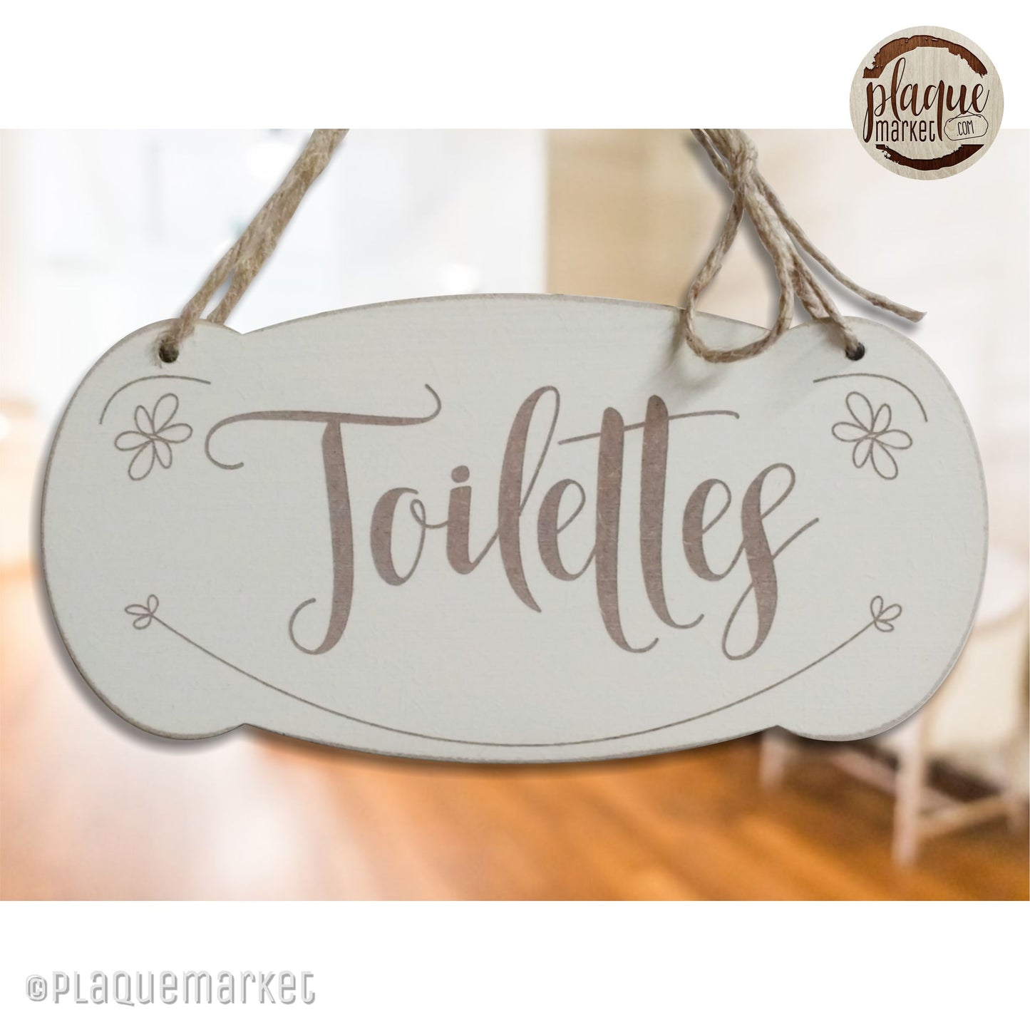 Toilettes Plaque de PlaqueMarket