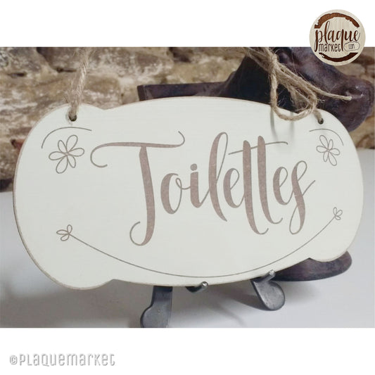 Toilettes Plaque de PlaqueMarket