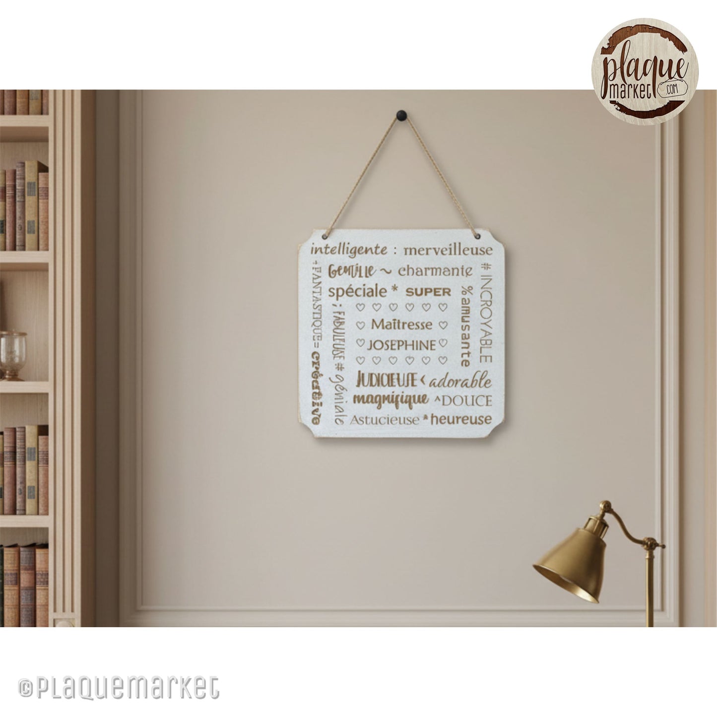 Plaque de Remerciement aux Enseignants