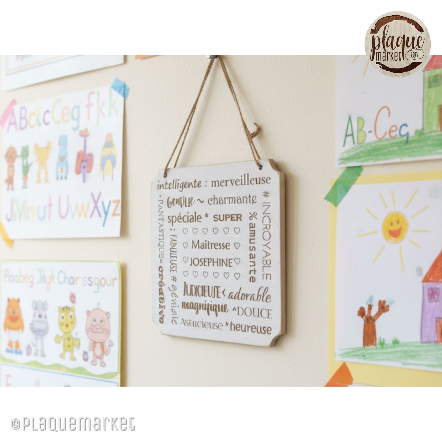 Plaque de Remerciement aux Enseignants