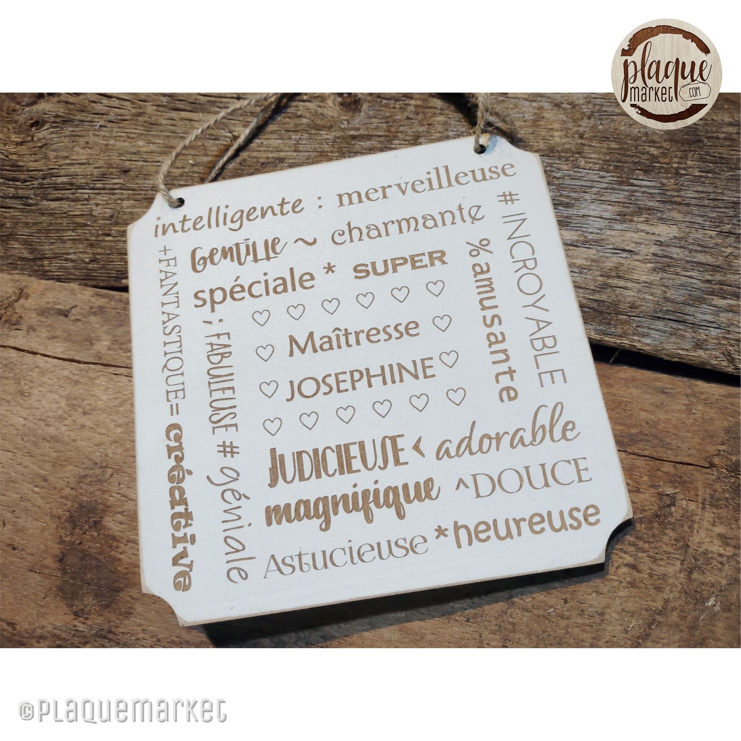 Plaque de Remerciement aux Enseignants