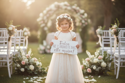 Panneau de Mariage "Tonton ne t'inquiète pas"