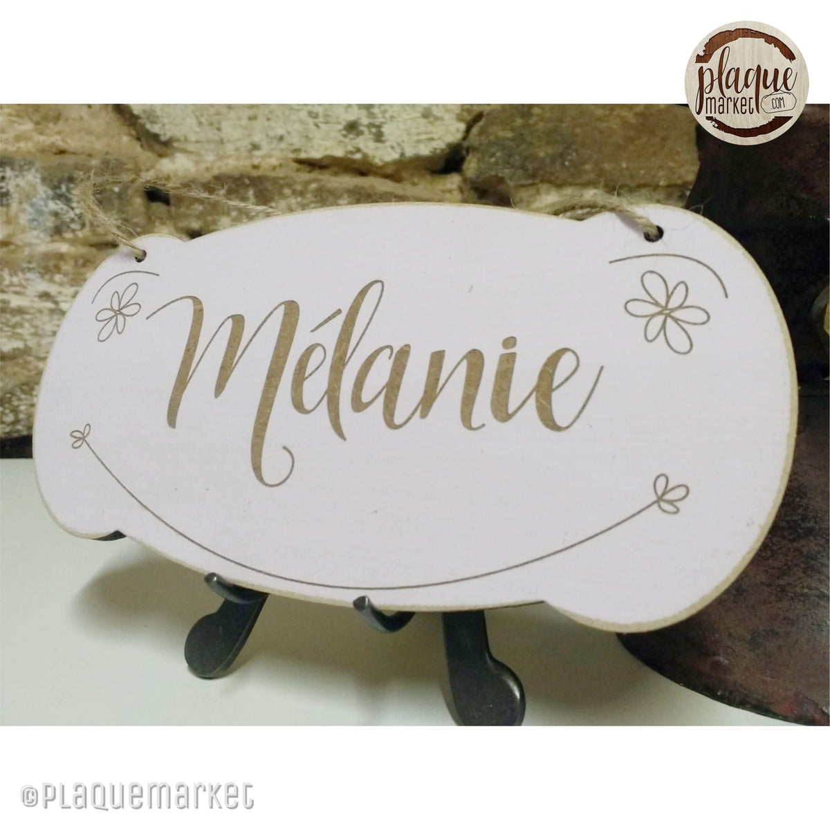 Prénom Plaque de Chambre de PlaqueMarket