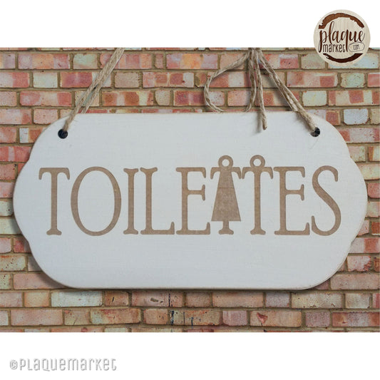 Toilettes Plaque de PlaqueMarket