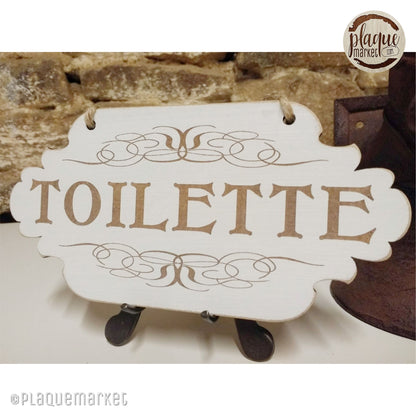 Toilette Plaque de PlaqueMarket